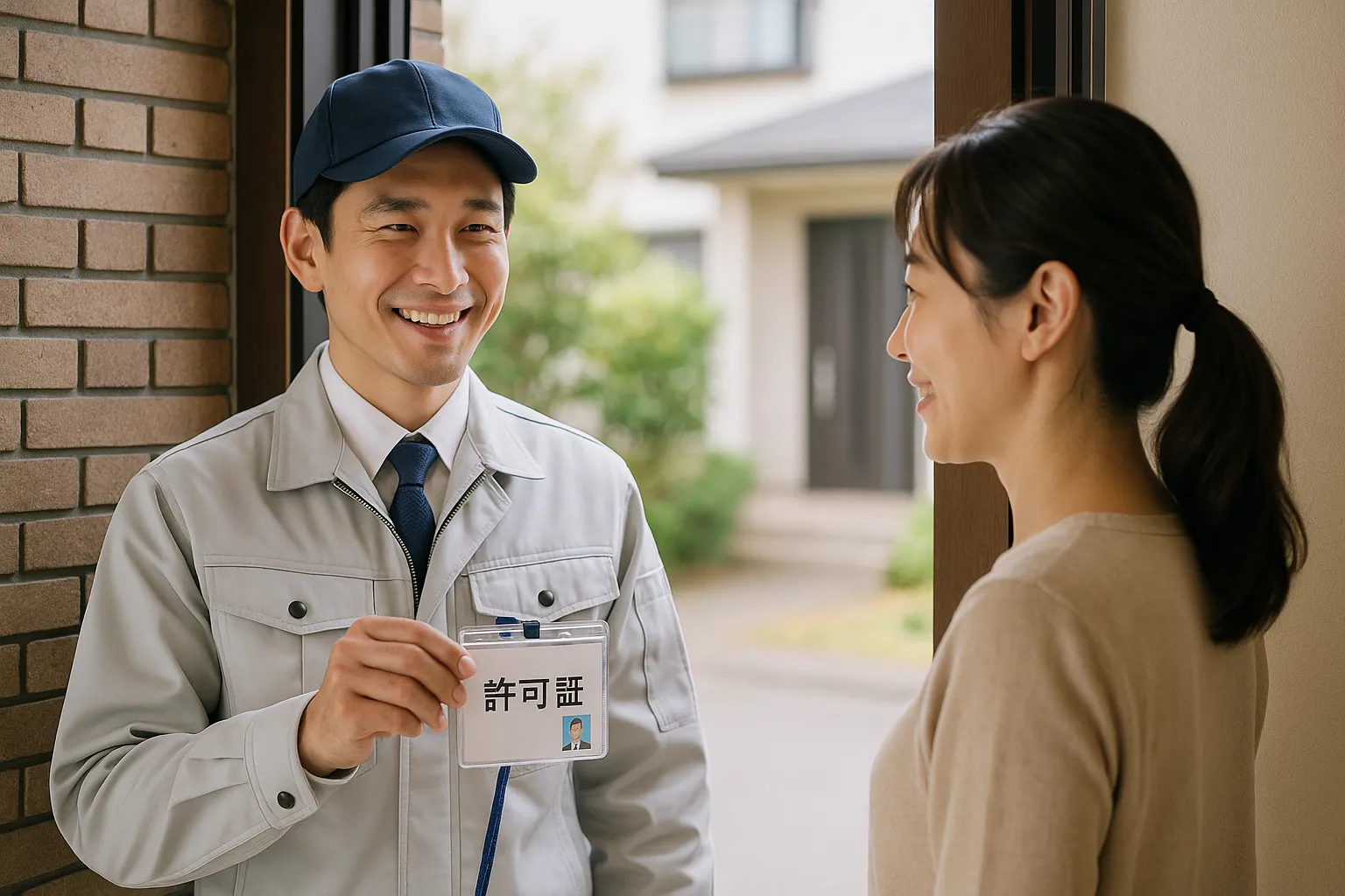 優良な業者の訪問