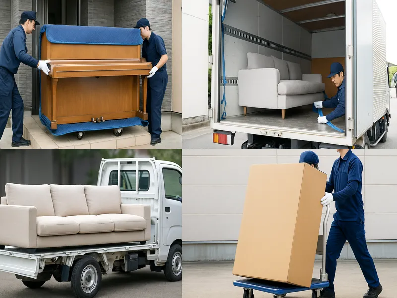 大型家具だけ運べる主な引っ越し手段